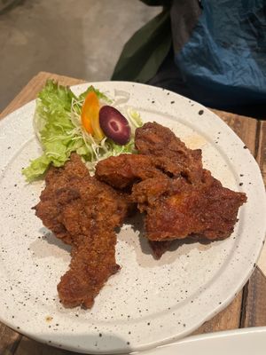 Fried chickenn  at Paprika Shokudo Vegan in Osaka