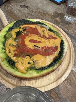 Pizza Genovese  at Paprika Shokudo Vegan in Osaka