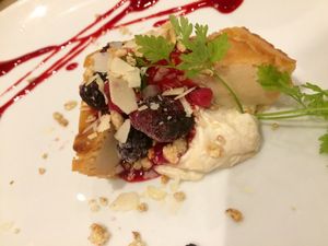 Tofu cheesecake  at Paprika Shokudo Vegan in Osaka