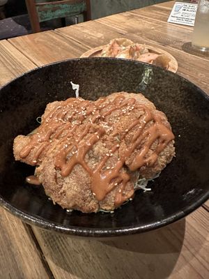 Chicken rice bowl   at Paprika Shokudo Vegan in Osaka