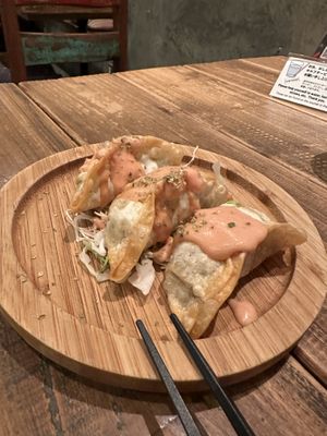 Fried Gyoza   at Paprika Shokudo Vegan in Osaka
