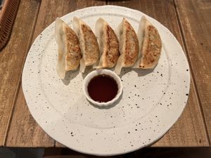 Alisan’s grilled dumplings - 7.5/10  at Paprika Shokudo Vegan in Osaka