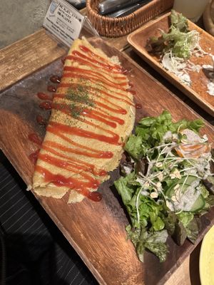 Omelette ricee  at Paprika Shokudo Vegan in Osaka