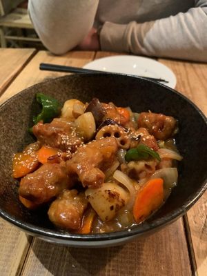 Ok sweet and sour at Paprika Shokudo Vegan in Osaka