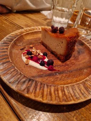Cheesecake at Paprika Shokudo Vegan in Osaka