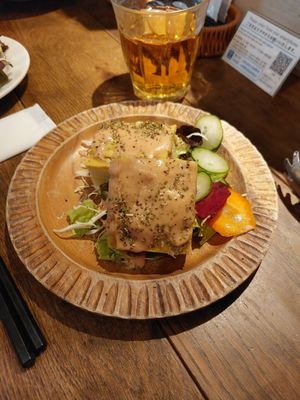 Tofu at Paprika Shokudo Vegan in Osaka