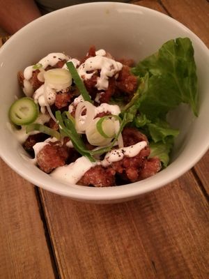 Karage soy meat  at Paprika Shokudo Vegan in Osaka