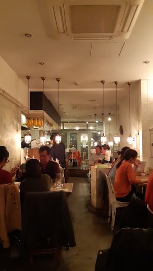 Interior of the restaurant  at Paprika Shokudo Vegan in Osaka