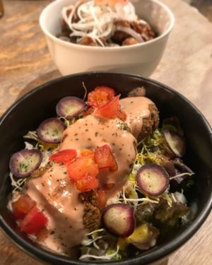 Donburi Falafel  at Paprika Shokudo Vegan in Osaka