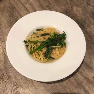 Pepperoncino with Organic Assorted Vegetables Pasta at Paprika Shokudo Vegan in Osaka