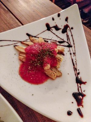 ヤングコーンのグリル at Paprika Shokudo Vegan in Osaka