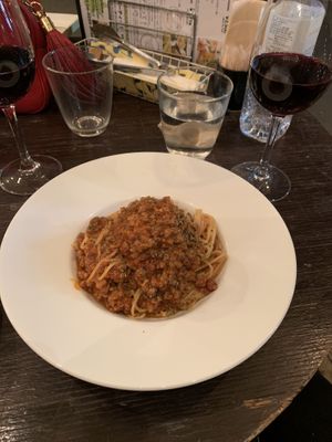 Bolognese Spaghetti  at Paprika Shokudo Vegan in Osaka