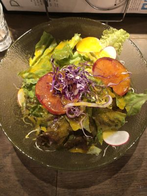 Delicious salad! at Paprika Shokudo Vegan in Osaka