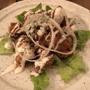 Karaage at Paprika Shokudo Vegan in Osaka