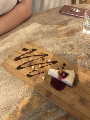 Tofu cheesecake  at Paprika Shokudo Vegan in Osaka