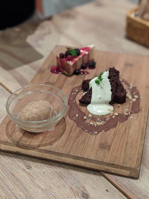 Assorted desserts at Paprika Shokudo Vegan in Osaka