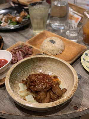Stir fried soy meat at Paprika Shokudo Vegan in Osaka