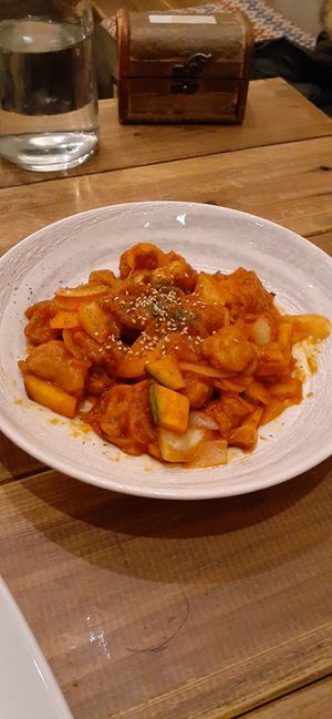 Sweet and sour at Paprika Shokudo Vegan in Osaka