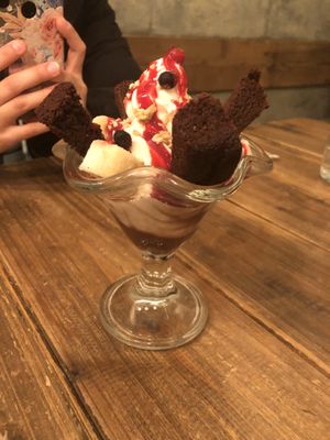 soy based parfait at Paprika Shokudo Vegan in Osaka