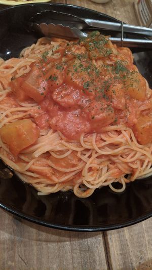 Pasta at Paprika Shokudo Vegan in Osaka