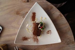 Chocolate brownie at Paprika Shokudo Vegan.  at Paprika Shokudo Vegan in Osaka