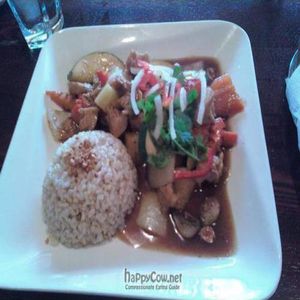 My plate: .....I forgot what I ordered xD at One Veg World in West Covina