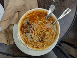 Delicious the royal soup at One Veg World in West Covina