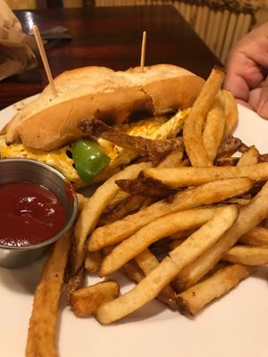 Philly cheese steak with with avocado and vegan ?  at One Veg World in West Covina
