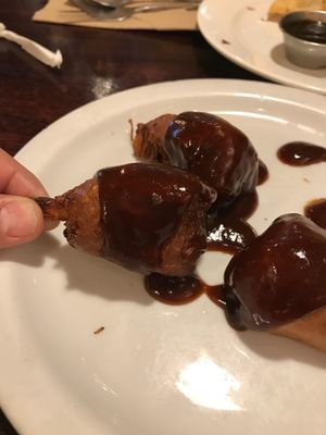 Barbecue chicken drumsticks at One Veg World in West Covina