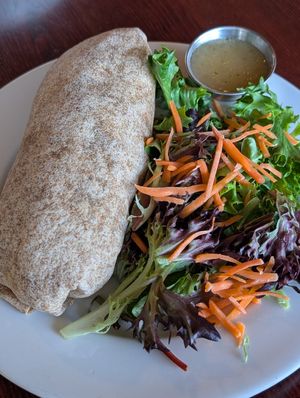 Jackfruit burrito at One Veg World in West Covina