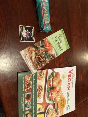 Some free stuff (bar wasn’t)  at One Veg World in West Covina