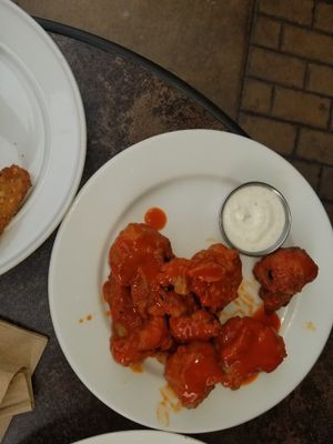 Yummy buffalo wings at One Veg World in West Covina