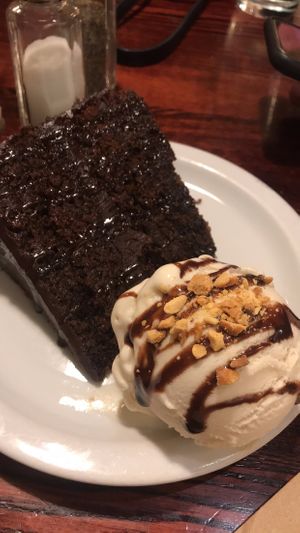 cake and ice cream at One Veg World in West Covina