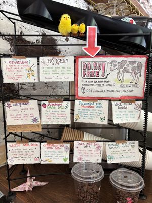 Menu  at Dialogue Coffee & Flowers in New York City