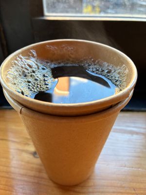 Drip coffee at Dialogue Coffee & Flowers in New York City