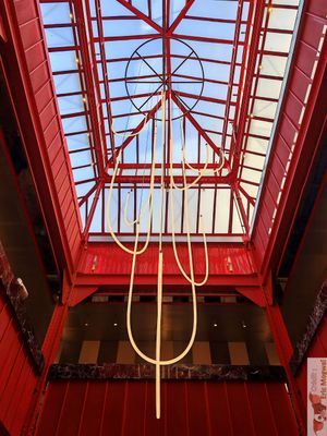 Eiffel's glass roof at Maslow - Temple in Paris