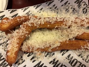 Potato churros  at Maslow - Temple in Paris