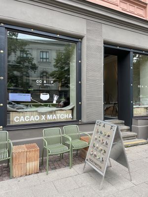   at CCAF Cacao Apothecary Firm in Riga