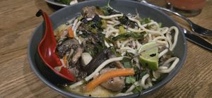 Vegan Thai Noodles at Gather in Omaha