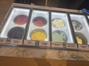 Vegan sorbet flavors at MESSINA in Hong Kong Island