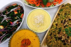 Vegan Food Sampling at SuperJuice Nation in Ridgewood