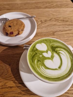 Vegan cookie peanuts cranberries and matcha coco ❤️ at Haven in Annecy