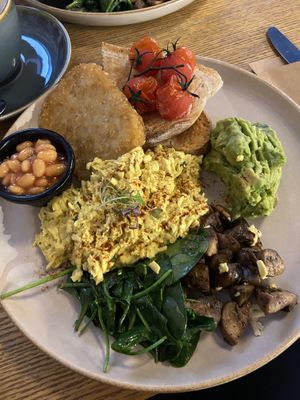Vegan big brekky  at Brass Monkeys Cafe  in Blackwood