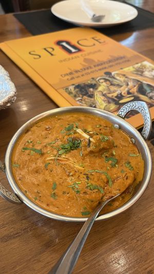 menu  at Spice Indian Cuisine in Bangkok