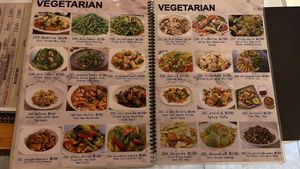 menu  at Spice Indian Cuisine in Bangkok