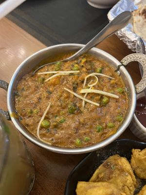 aloo muttar  at Spice Indian Cuisine in Bangkok