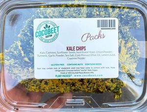 Kale chips ingredients   at Cocobeet in Boston