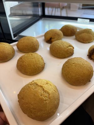 “Sausage” and Cheez Kolaches  at Sweet Gilly's Specialty Bakeshop in Frisco