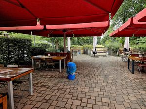 Außenterrasse at Café Südpark in Dusseldorf