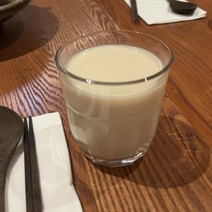 soy milkk  at Kikusan in Hong Kong Island